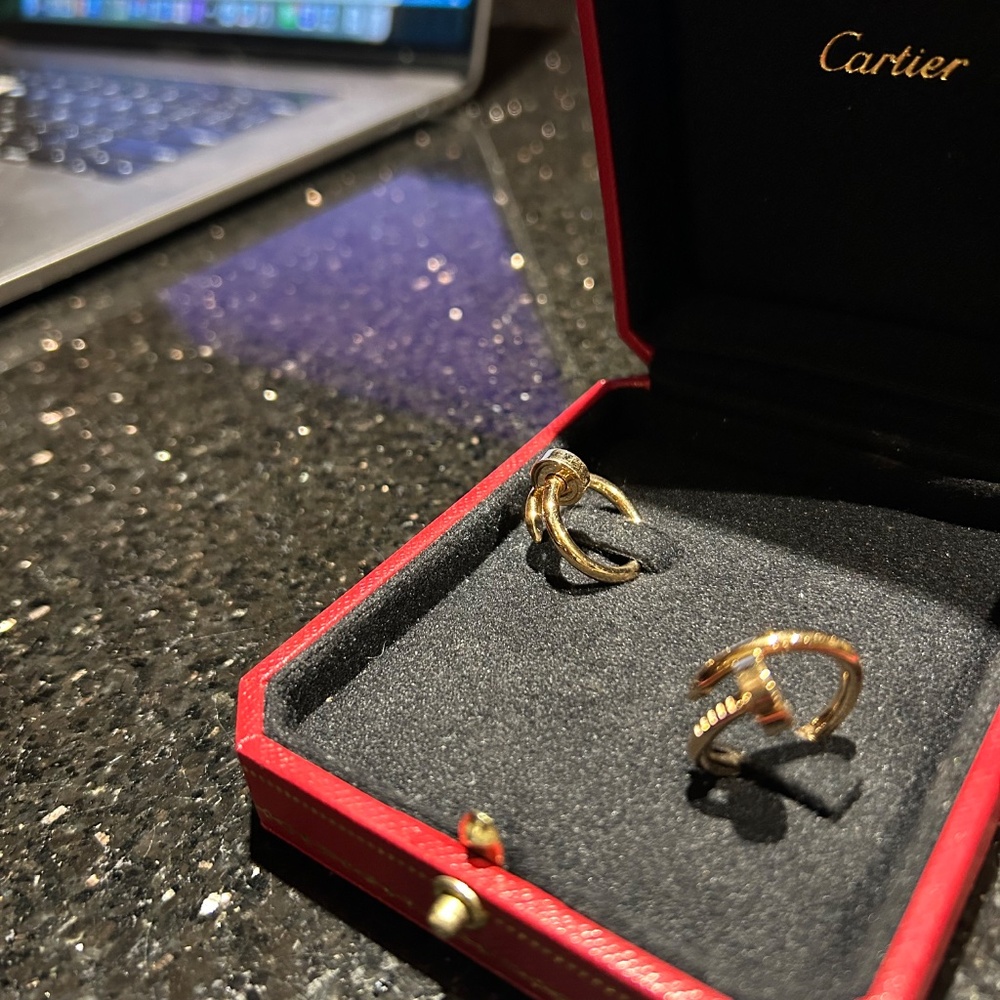 Cartier Juste Un Clou Cufflinks - Picture 5 of 6